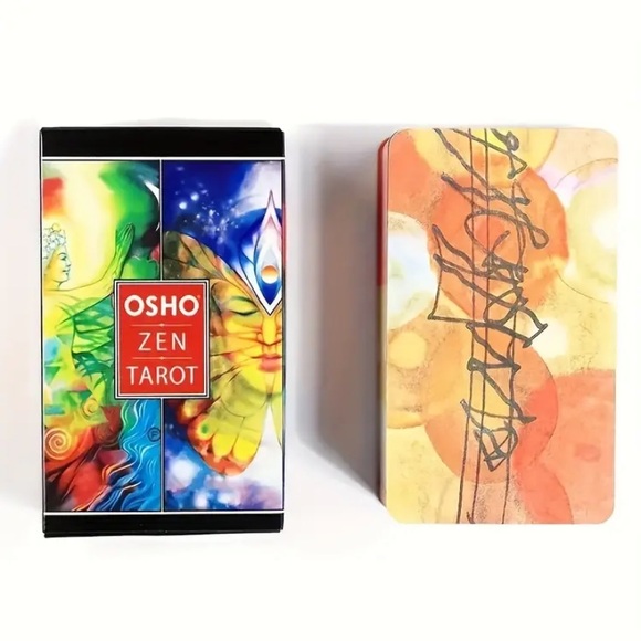 OSHO Zen Tarot Deck DELUXE BUNDLE w Tarot Card NECKLACE, Pouch, Crystals & More! - Picture 9 of 15